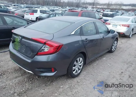 2019 Honda Civic Lx из США, поврежденный, VIN 2HGFC2F60KH505805